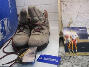 VTG Merrell Challenge Gore-Tex Hiking Suede Women's Boots sz 5 ½ Waterproof - Picture 1 of 11