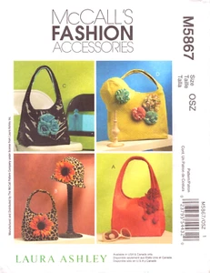 McCall's 5867 ~Bags from 8x7" to 16x14"- Hats from 21-1/2 - 23-1/2" w/ lining - Picture 1 of 4