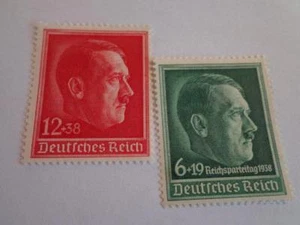 Deutsches Reich Kompletter Satz 1936 En Face 49 Geburtstag NG - Bild 1 von 1