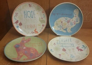Zertifizierter internationaler Ostersalatteller 4er Set, 8 1/8", Amylee Wochen, EUC - Bild 1 von 9