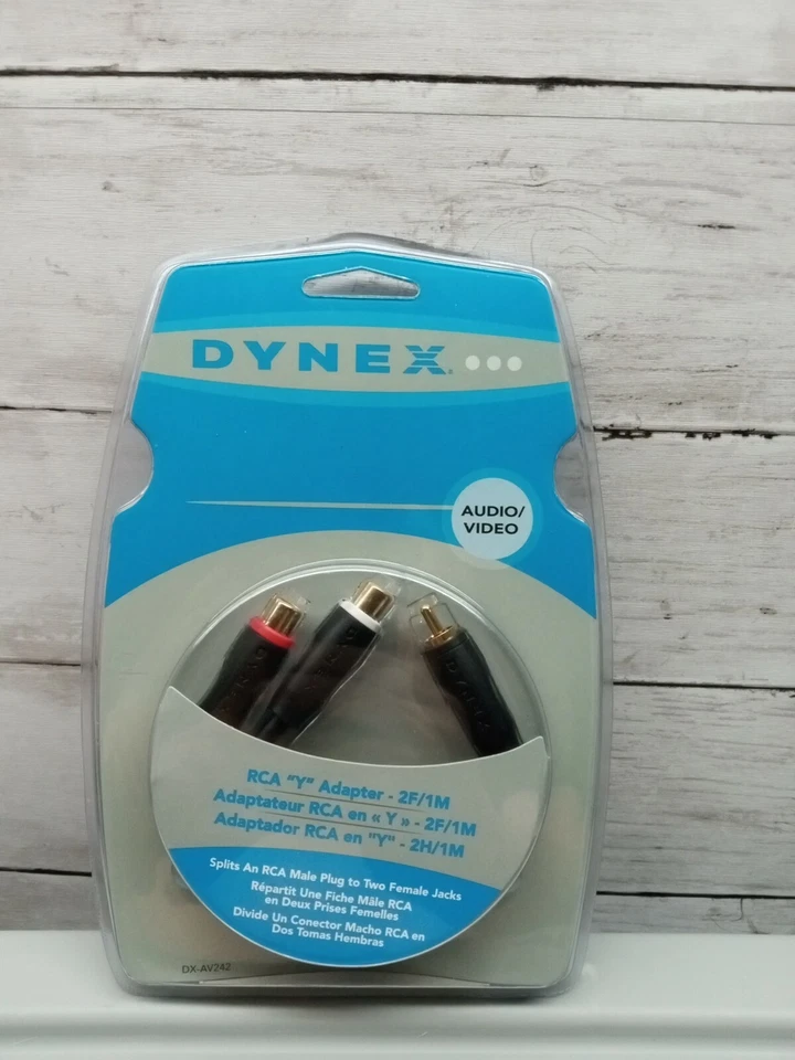 Dynex DX-AV242 RCA Y-Adapter Cable (2 F to 1 M)   - Image 1 of 2