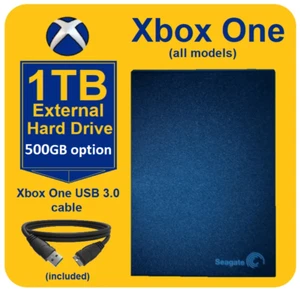 Xbox One Game Drive 1TB extern alle Modelle USB 3.0 Portable Expansion H-Drive - Bild 1 von 6