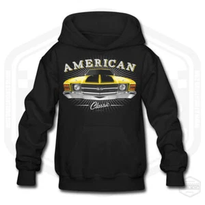Children's 1971 Chevrolet Chevelle American Muscle Car Hoodie - Picture 1 of 19