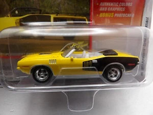 WHITE LIGHTNING 1971 PLYMOUTH 'CUDA CONVERTIBLE JOHNNY LIGHTNING MOPAR OR NO CAR - Picture 1 of 6