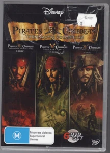 Pirates Of The Caribbean - Three Movie Collection - DVD (Brand New Sealed) - Picture 1 of 2