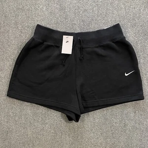 Nike Sportswear Phoenix Fleece High Waisted Shorts Womens 1X Plus Loose Black - Picture 1 of 15