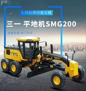 1:35 27CM SANY SMG200 MOTOR GRADERS Construction Equipment Machine Diecast Model - Picture 1 of 7
