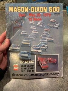 Nascar 5/20/79 Mason-Dixon 500 Program,Dover Downs International Speedway - Picture 1 of 4