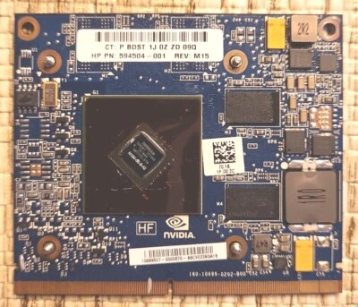 NVIDIA GEFORCE G210 512MB DDR3 MXM A 3.0 LAPTOP GRAPHICS VIDEO CARD 594504-001 - Image 1 of 2