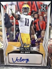 ALI GAYE 2023 Leaf Draft ROOKIE White Autograph AUTO LSU Tigers #BA-AG1