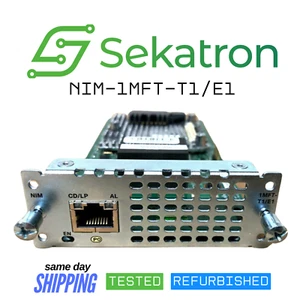 ♻️ Cisco NIM-1MFT-T1/E1 1-Port Multiflex Trunk Voice/Data Module ⚡Fast Shipping - Picture 1 of 2