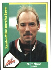 1990 Scranton Red Barons CMC #13 Kelly Heath