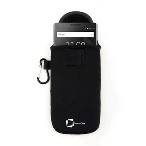 GENUINE INVENTCASE BLACK NEOPRENE POUCH CASE COVER FOR BLACKBERRY MOTION 2017 - Picture 1 of 9