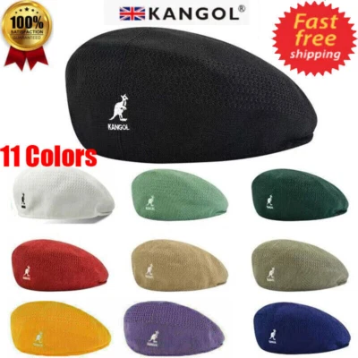 Kangol Breathable Beret Hat Summer Casual Woven Caps - Image 1 of 3