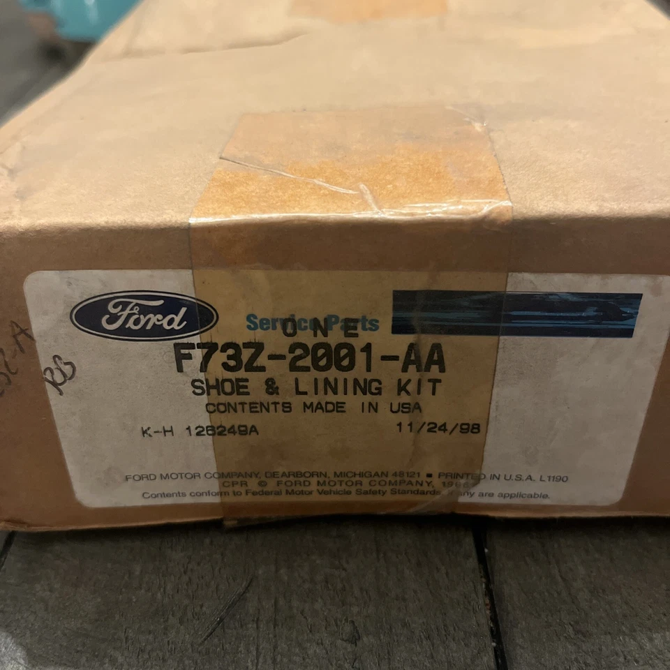 Genuine Ford OEM F73Z-2001-AA Tempo Topaz Ford Front Disc Brake Pads NOS - Image 1 of 1