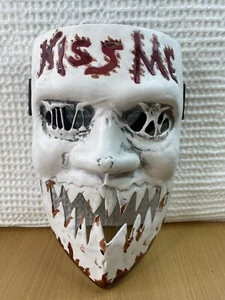 Kiss Me Mask Costume Accessory Adult The Purge Halloween - Picture 1 of 4