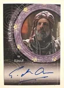 TARJETA AUTÓGRAFA STARGATE SG-1: ERICK AVARI como KASUF RITTENHOUSE A19 - Imagen 1 de 2