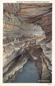 Postkarte KY: Totes Meer, Mammuthöhle, Kentucky, WB 1920er Jahre unbespielt - Bild 1 von 2