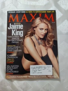 Jaime King Maxim April 2008 Magazine 4/08 Free Shipping - Imagen 1 de 2