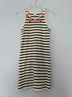 Crewcuts Girls Striped Dress With Gems (Girls Size 10) - Image 1 of 4