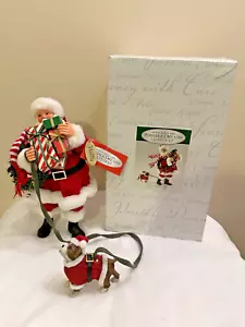 Department 56 Possible Dreams Clothtique Shopping Trip Weihnachtsmann mit Hund 4022409D - Bild 1 von 10