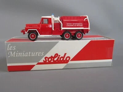 A844 Solido Hachette France Acmat Vlra 6x6 Firefighters Sdis 1:50 +Box - Image 1 of 4