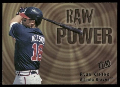 Ryan Klesko Atlanta Braves #597 1996 Ultra Gold Medallion Baseball - Image 1 of 2