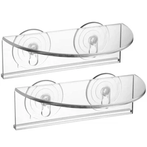 2pcs Acrylic Window Planter Shelf Window Bonsai Racks Window Shelves - Picture 1 of 12