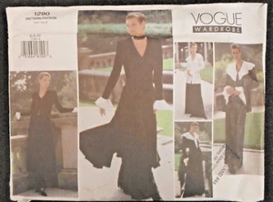 Vogue Wardrobe 1290 Size 6 8 10 Jacket Dress Top Pants 2001 Sewing Pattern Uncut - Picture 1 of 3