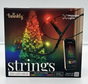 New Twinkly RGB String Lights App Controlled Smart Decorations 250 LED / 65 ft - Picture 1 of 5