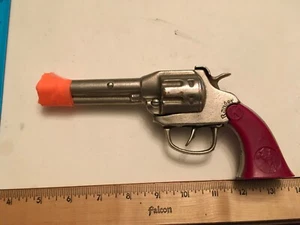 Vintage Kilgore Ranger C.I. Wide Hammer 1940s Toy Cap Gun–Working(Burg Red Grip) - Picture 1 of 16