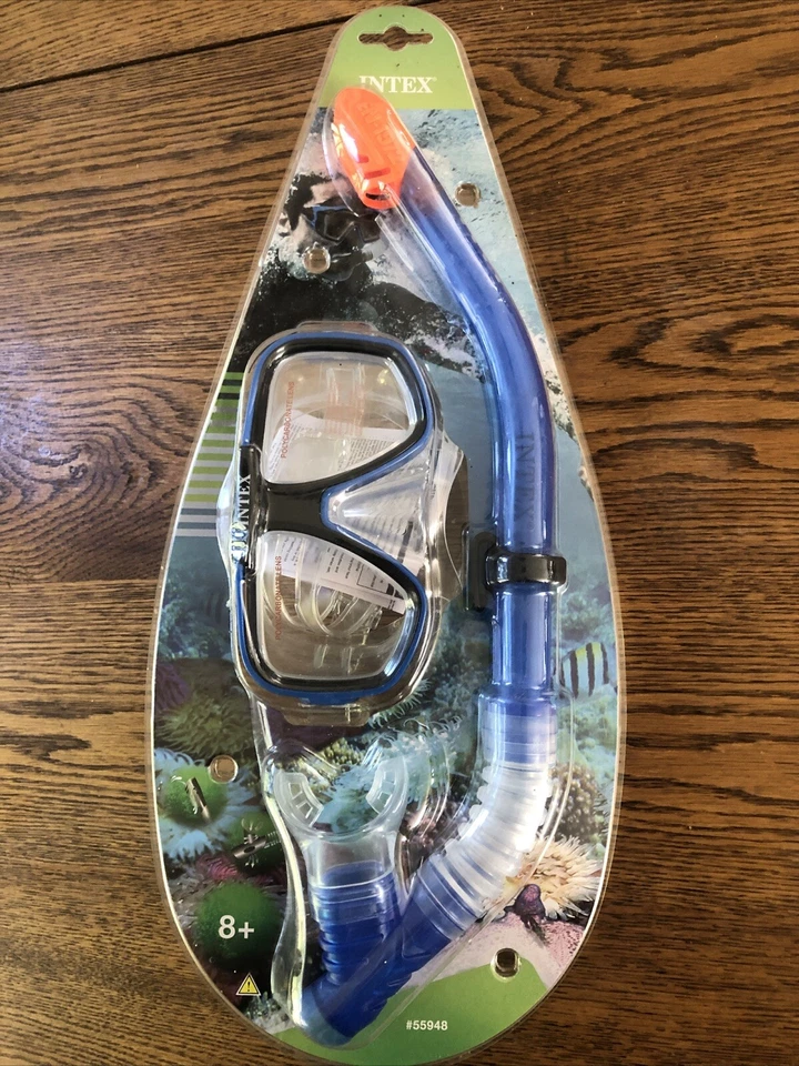 Intex Mask (Polycarbonate Lens) and Snorkel. Sealed Package - Image 1 of 1