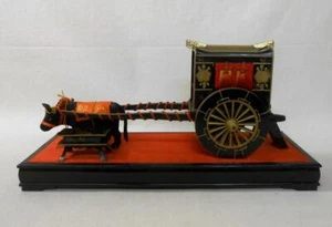 #03 Carro Dibujado de Bueyes GOSHO-GURUMA/Adorno para Muñeca Hina Japonesa - Imagen 1 de 8