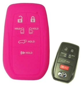 Key Fob Keyless Entry Rubber Remote Cover Fits Toyota Sienna 2025 2024 2023 2022 - Picture 1 of 2