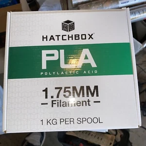 4 Hatchbox PLA 1.75MM Filament 3 New Unopened 1 Black Opened 3D Printer Plastic - Picture 1 of 18