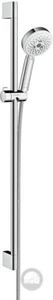 Hansgrohe Crometta 100 Set Doccette Multi 65cm 650 Asta Doccia Bianco Cromo 26650400 - Foto 1 di 3