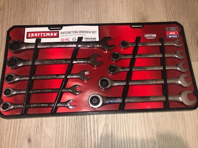 CRAFTSMAN RATCHETING WRENCH SET 10-PC MODEL: 13321 (YTP002504) - Image 1 of 4