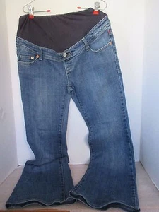 MAMABLACK~Medium Wash  MATERNITY BLUE JEANS~Back Pockets~Womens 29 - Picture 1 of 4