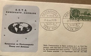 USA-USSR DISCUSS CARPENTERS RADIO FADE OUT IN DENMARK 1962(VINTAGE SPACE COVER ) - Picture 1 of 6