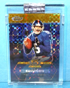2003 Topps Finest Kerry Collins /175  Gold XFractor  Card # 10 - Picture 1 of 5
