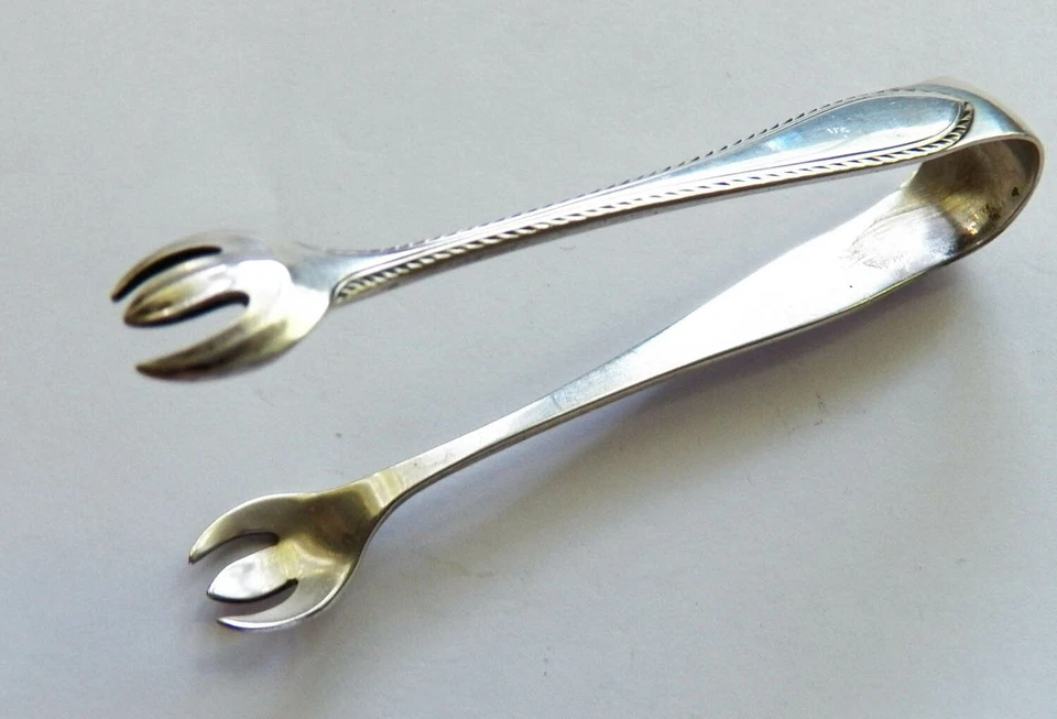 Vintage Watson Kenmore Sterling Tongs No Monos - Image 1 of 4