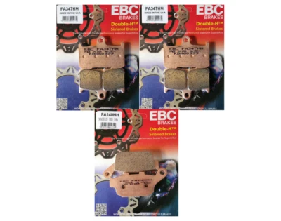 FITS TRIUMPH DAYTONA675 2006 2007 2008 EBC Sintered FRONT & REAR Disc Brake Pads - Image 1 of 4