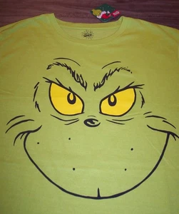 Dr Seuss THE GRINCH WHO STOLE CHRISTMAS T-Shirt MENS SMALL NEW w/ TAG - Picture 1 of 4