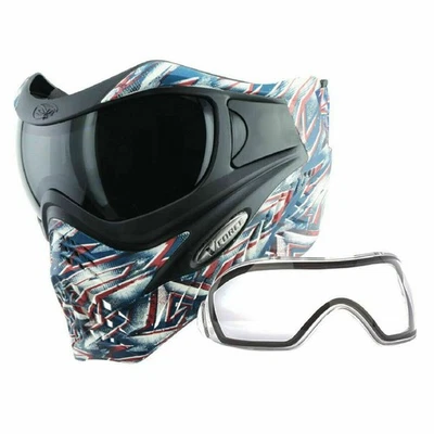 VForce Special Edition Grill Paintball Mask Goggle - Spangled Hero w/Smoke & ... - Image 1 of 4