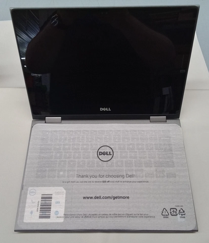 New Open Box Dell Inspiron 13 5000 Series 2-In-1 1TB 13.3 inch - Image 1 of 4