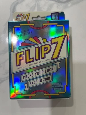 Flip 7 Card Game by The Op – Holographic Edition – Ages 8+ – Complete – New/Seal - Image 1 of 3