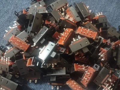 Lote de 500 piezas 4 pines 3 posiciones panel mini interruptores deslizantes algodón 8252HB-5 NUEVO Foto 1 de 4