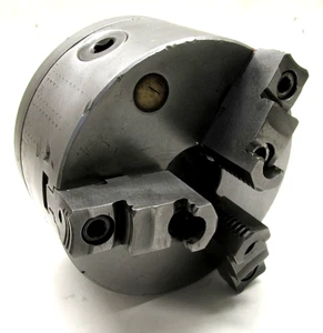 MANDRIL TORNO BISONTE 6-1/4" TRES MORDAZAS con HARDING 2-3/16"-10 MONTAJE ROSCADO - Imagen 1 de 8