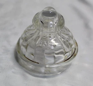 DE COLECCIÓN FIRE KING - TAPA PERCOLADORA DE VIDRIO CAFETERA - Transparente - 2" D x 2 1/2" T - Imagen 1 de 4