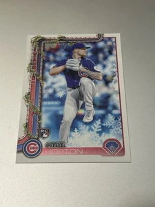 2025 Topps Holiday Baseball Rookie - CADE HORTON #H140 Chicago Cubs Rc - Picture 1 of 2